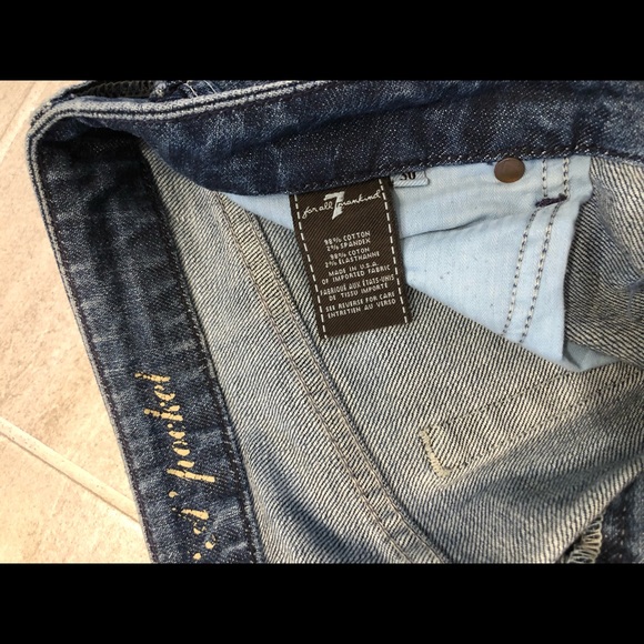 ☀️HP☀️7 for all Mankind A Pocket Jeans - Picture 5 of 5